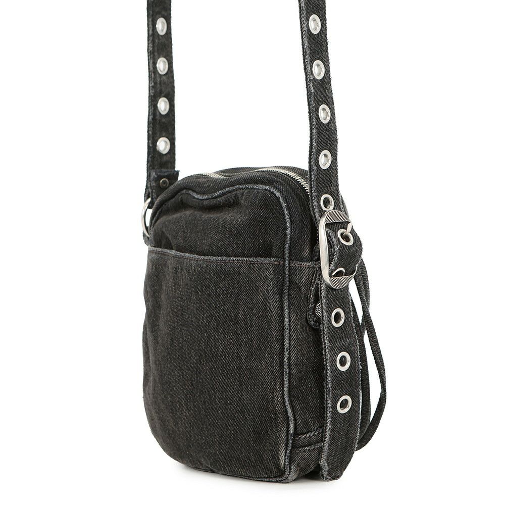 バレンシアガ ショルダーバッグ ル カゴール クロスボディバッグ デニム 719065 BALENCIAGA バッグ 黒