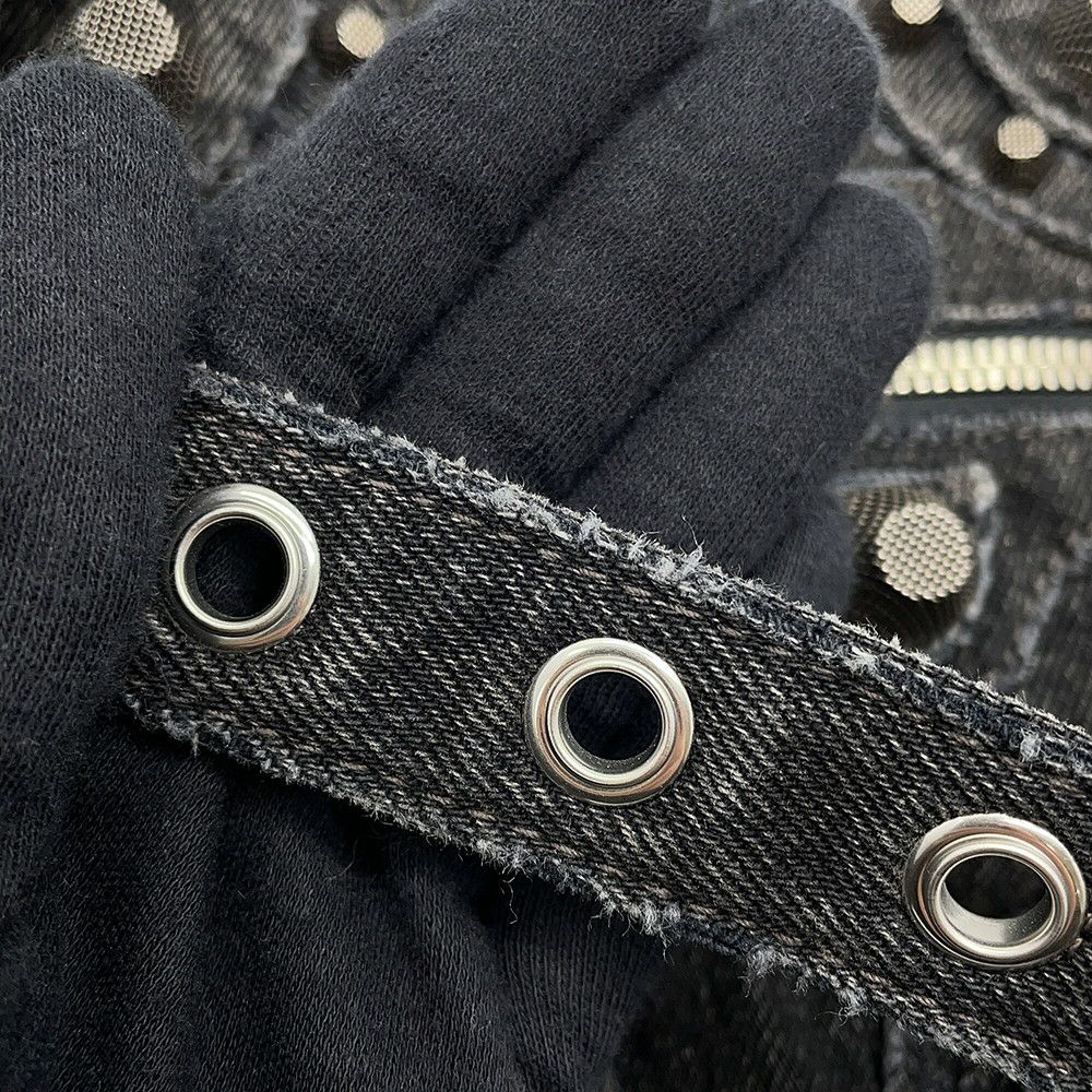 バレンシアガ ショルダーバッグ ル カゴール クロスボディバッグ デニム 719065 BALENCIAGA バッグ 黒