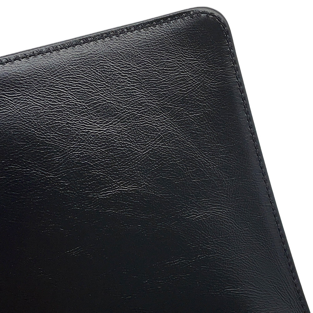 シャネル チェーンショルダーバッグ ボーイシャネル ストライプ レザー A67086 CHANEL バッグ 黒