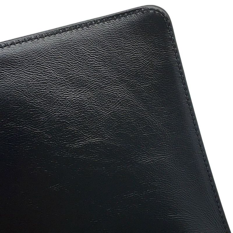 シャネル チェーンショルダーバッグ ボーイシャネル ストライプ レザー A67086 CHANEL バッグ 黒