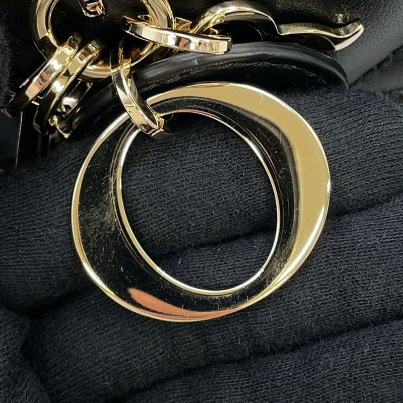 ディオール ハンドバッグ マクロカナージュ ブックトート ミニ カーフレザー S5573OWHP Christian Dior 2way 黒