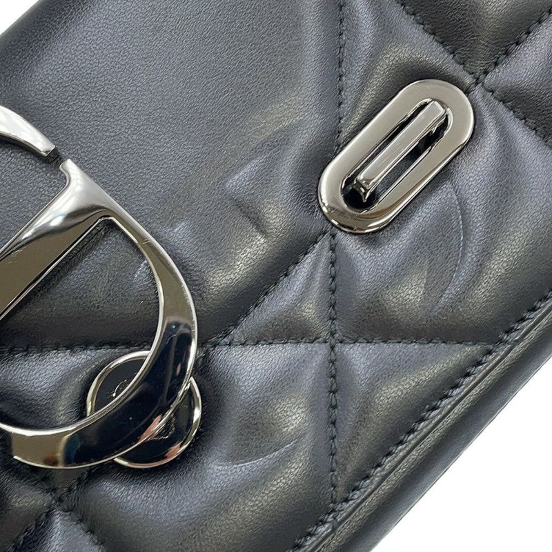 クリスチャン・ディオール ハンドバッグ マキシカナージュ 30 Montaigne モンテーニュ M9218BNNA 2way 黒