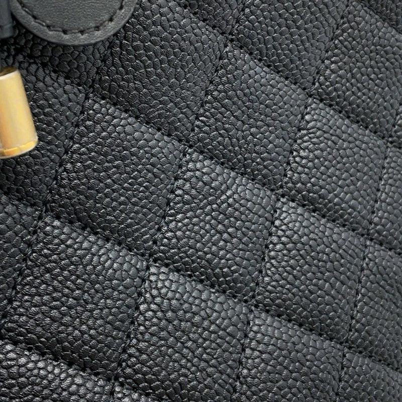 シャネル リュック フィリグリー マトラッセ ココマーク キャビアスキン A57090 バックパック バッグ 黒