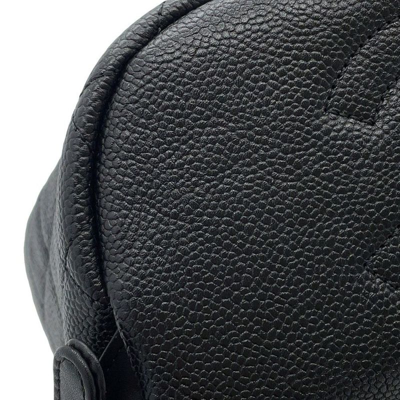 シャネル リュック フィリグリー マトラッセ ココマーク キャビアスキン A57090 バックパック バッグ 黒