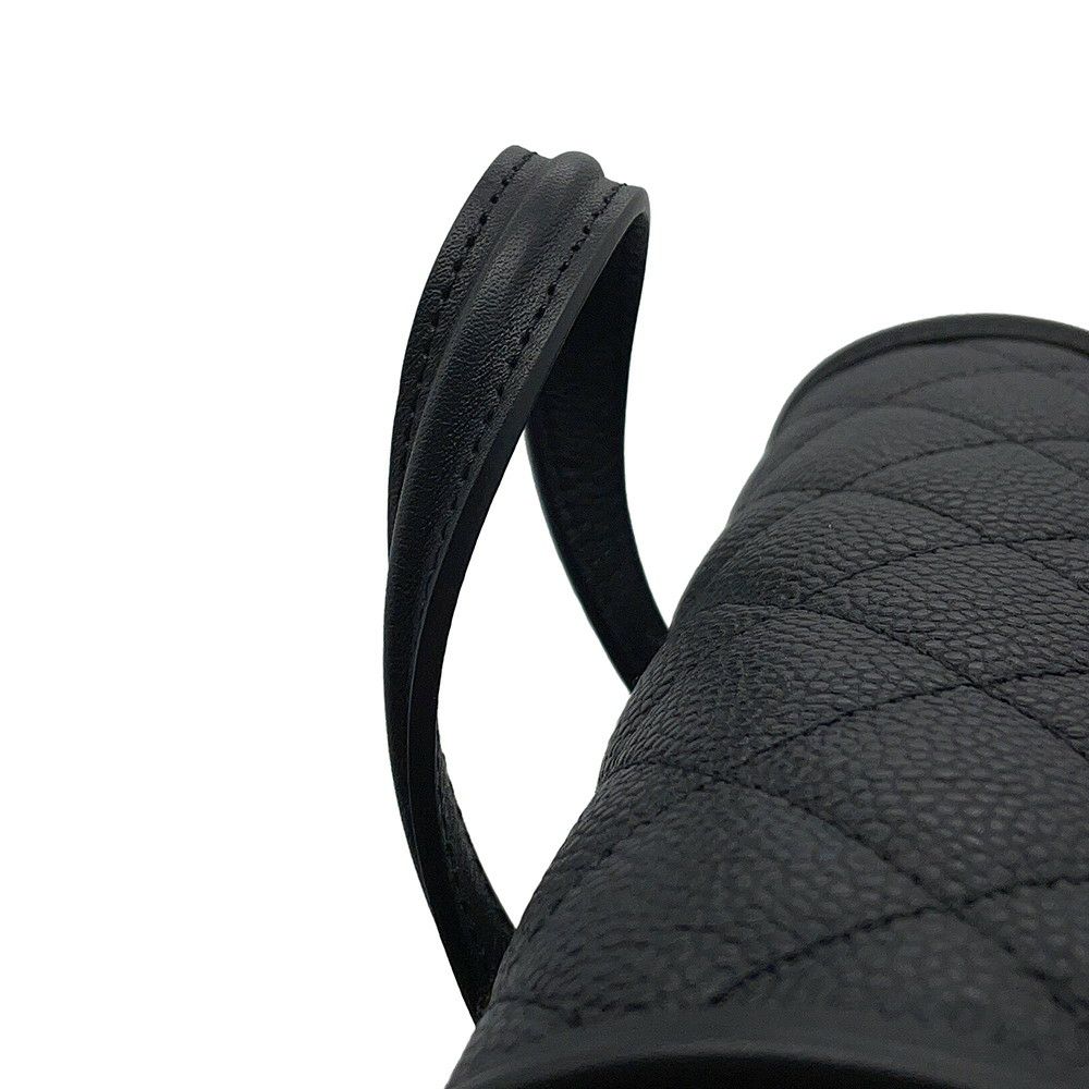 シャネル リュック フィリグリー マトラッセ ココマーク キャビアスキン A57090 バックパック バッグ 黒