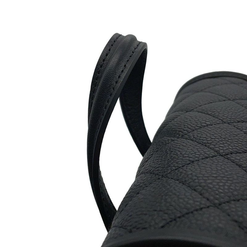 シャネル リュック フィリグリー マトラッセ ココマーク キャビアスキン A57090 バックパック バッグ 黒