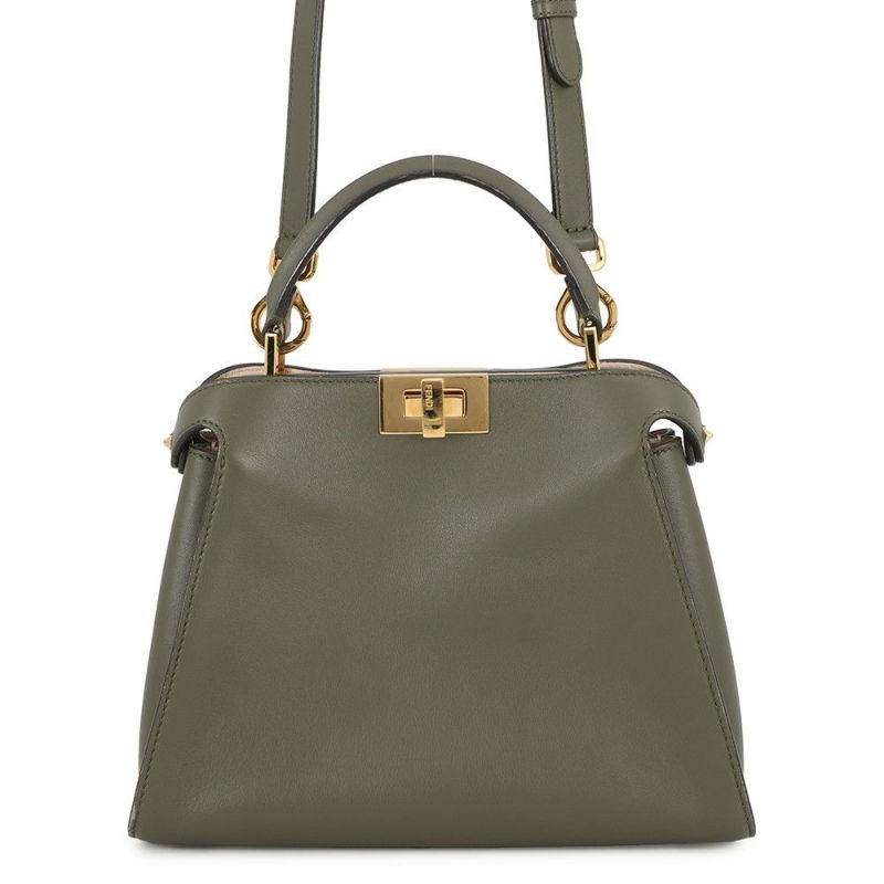 フェンディ ハンドバッグ ピーカブー アイコニック エッセンシャリー 8BN302 FENDI 2wayショルダーバッグ