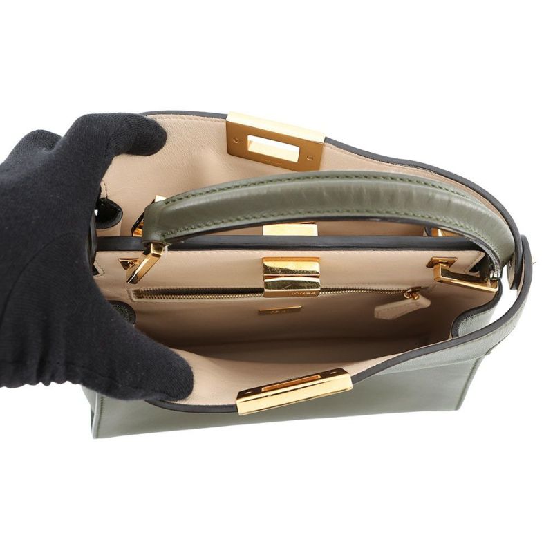 フェンディ ハンドバッグ ピーカブー アイコニック エッセンシャリー 8BN302 FENDI 2wayショルダーバッグ