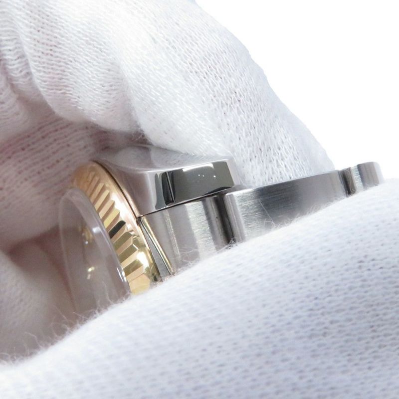 ロレックス デイトジャスト SS/K18YG 10Pダイヤ 116233G ROLEX 腕時計 シルバーコンピューター文字盤