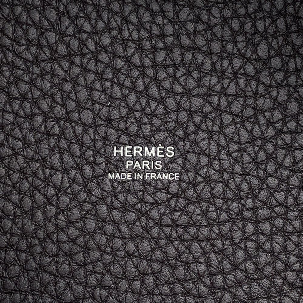エルメス ハンドバッグ ピコタンロックPM プルノワール/シルバー金具 トリヨンクレマンス W刻印