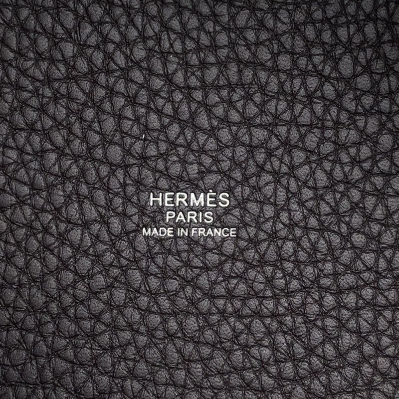 エルメス ハンドバッグ ピコタンロックPM プルノワール/シルバー金具 トリヨンクレマンス W刻印