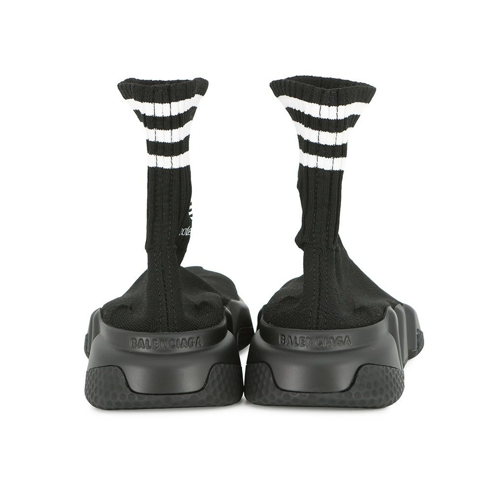 バレンシアガ スニーカー アディダスコラボ ソックススニーカー レディースサイズ35 717589 BALENSIAGA adidas 靴 黒 白