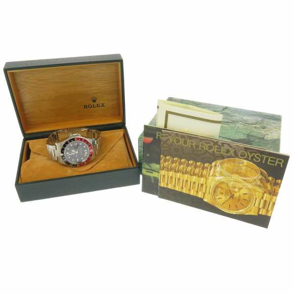 ロレックス GMTマスター2 デイト U番 16710 ROLEX 腕時計 ウォッチ 黒文字盤