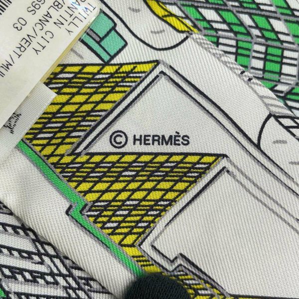 エルメス スカーフ ツイリー パンタン・シティ Pantin City HERMES シルクツイル 2023秋冬