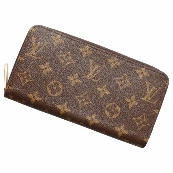 ファスナー△ LOUIS VUITTON ジッピーウォレット 長財布 M42616