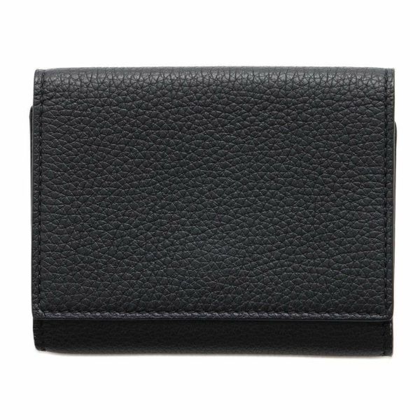 グッチ 三つ折り財布 エンボスロゴ コンパクトウォレット レザー 731694 GUCCI 財布 黒