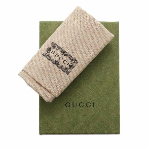 グッチ 三つ折り財布 エンボスロゴ コンパクトウォレット レザー 731694 GUCCI 財布 黒