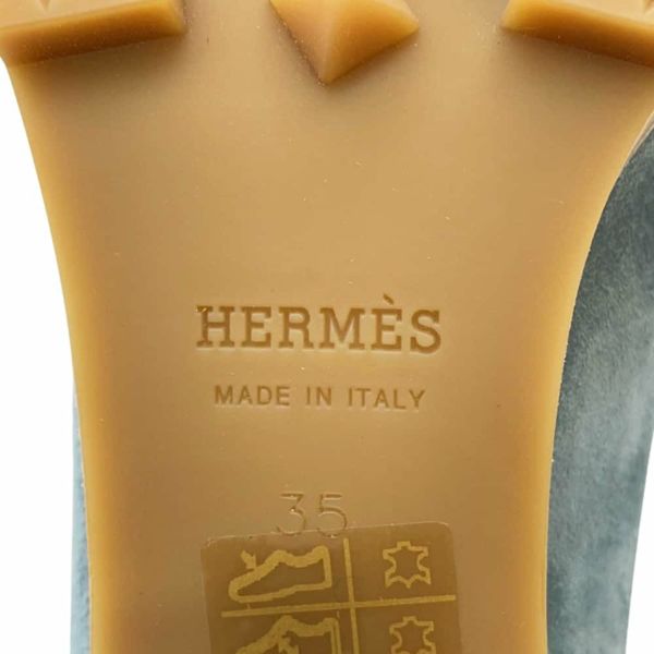 エルメス ローファー フォッシュ スエード レディースサイズ35 HERMES 靴