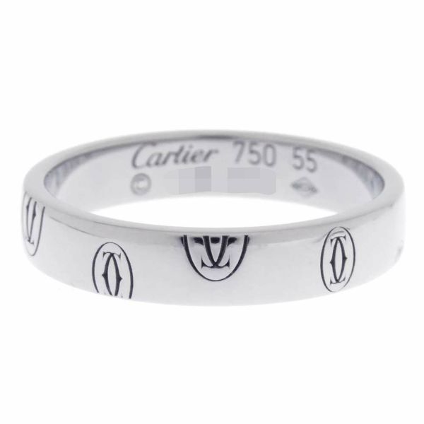 カルティエ リング ハッピーバースデー リング K18WGホワイトゴールド リングサイズ55 CARTIER ジュエリー