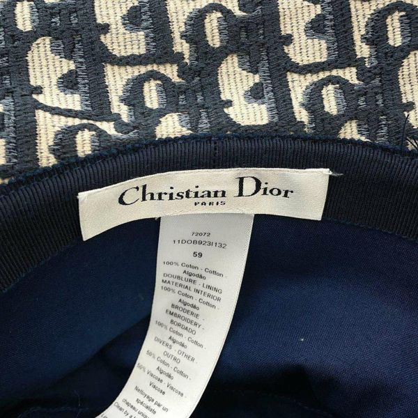 クリスチャン・ディオール バケットハット オブリーク 11DOB923I132 サイズ59 Christian Dior 帽子 トロッター