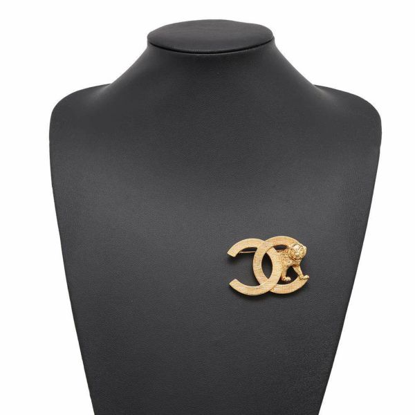 シャネル ブローチ ココマーク ライオン メタル B22A CHANEL アクセサリー