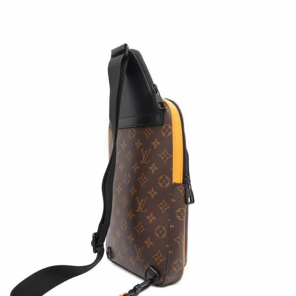 ルイヴィトン ボディバッグ モノグラム・マカサー アヴェニュー・スリングバッグ M46718 LOUIS VUITTON