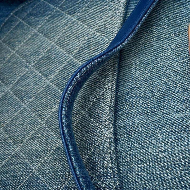 シャネル トートバッグ ショッピングバッグ デニム ココマーク AS0480 CHANEL バッグ ポーチ付き