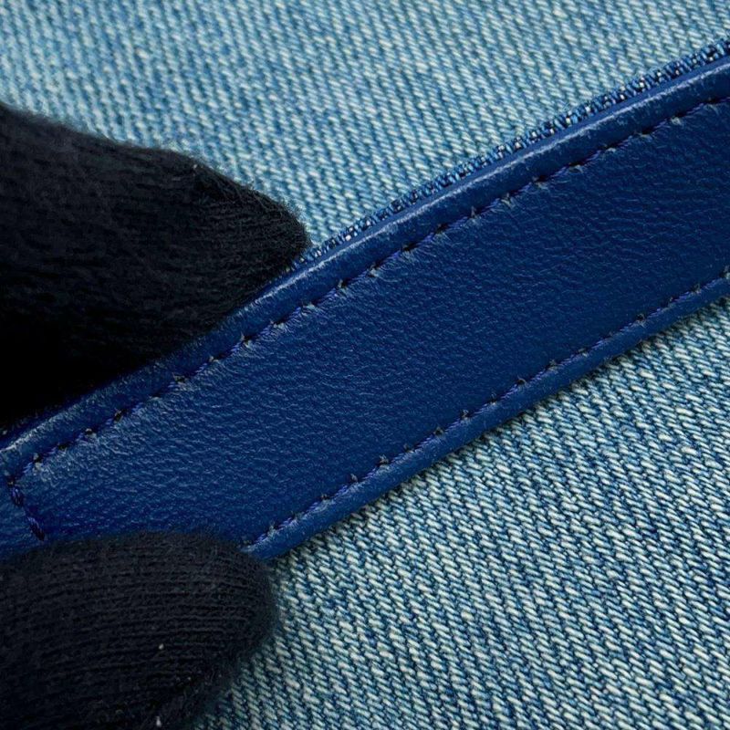 シャネル トートバッグ ショッピングバッグ デニム ココマーク AS0480 CHANEL バッグ ポーチ付き