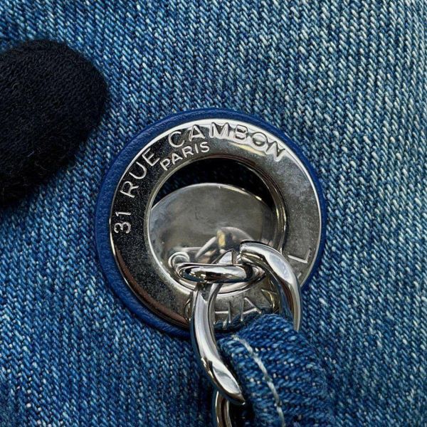 シャネル トートバッグ ショッピングバッグ デニム ココマーク AS0480 CHANEL バッグ ポーチ付き