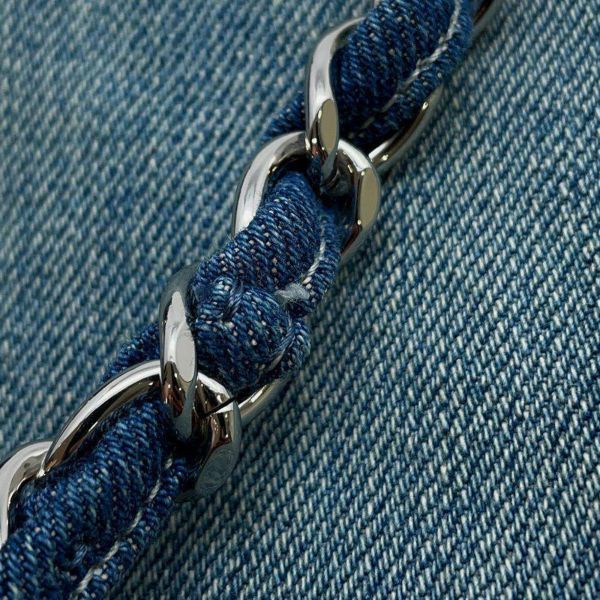 シャネル トートバッグ ショッピングバッグ デニム ココマーク AS0480 CHANEL バッグ ポーチ付き