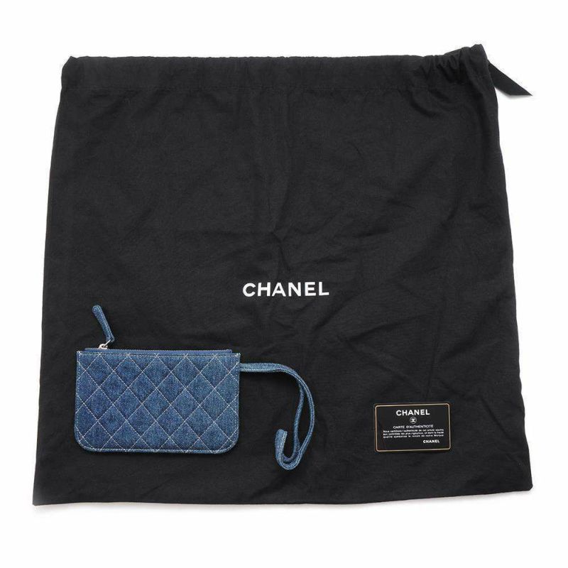 シャネル トートバッグ ショッピングバッグ デニム ココマーク AS0480 CHANEL バッグ ポーチ付き