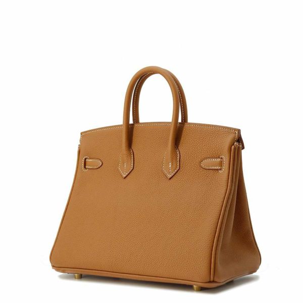 エルメス バーキン25 ゴールド/ゴールド金具 トゴ W刻印 HERMES Birkin ハンドバッグ