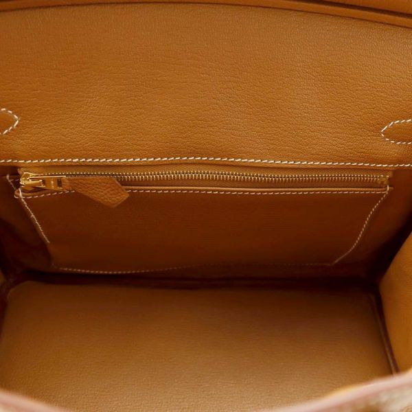 エルメス バーキン25 ゴールド/ゴールド金具 トゴ W刻印 HERMES Birkin ハンドバッグ