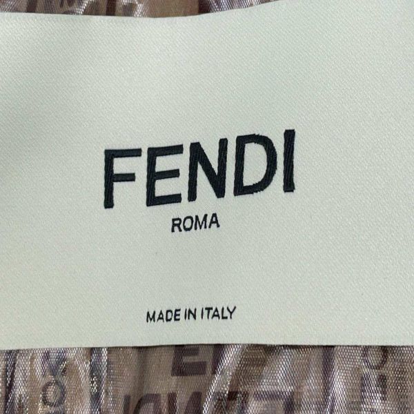 フェンディ ブルゾン シースルー ズッカ ポリエステル レディースサイズ38 FJ6658 FENDI ジャケット