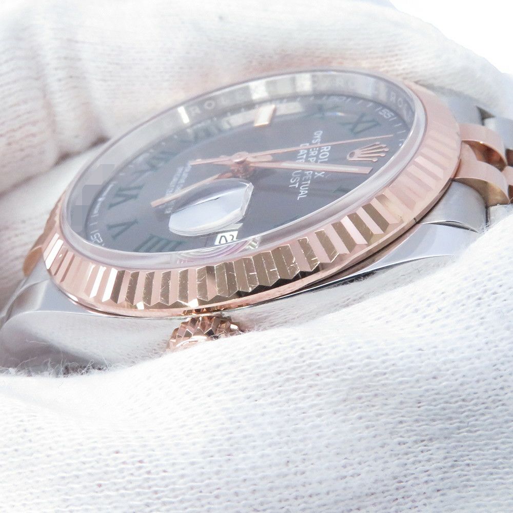 ロレックス デイトジャスト 36 SS/K18PGピンクゴールド ランダムシリアル 126231 スレート文字盤