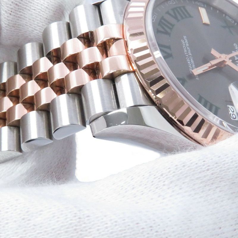ロレックス デイトジャスト 36 SS/K18PGピンクゴールド ランダムシリアル 126231 スレート文字盤