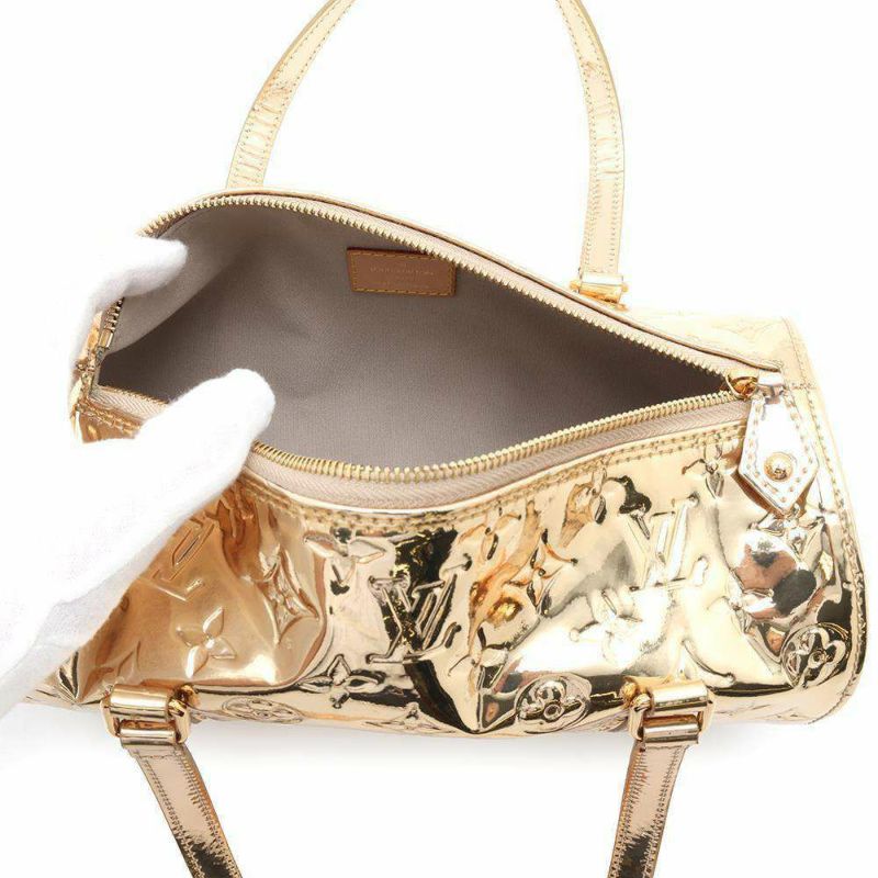 ルイヴィトン ハンドバッグ モノグラム・ミロワール パピヨン M95270 LOUIS VUITTON ゴールド