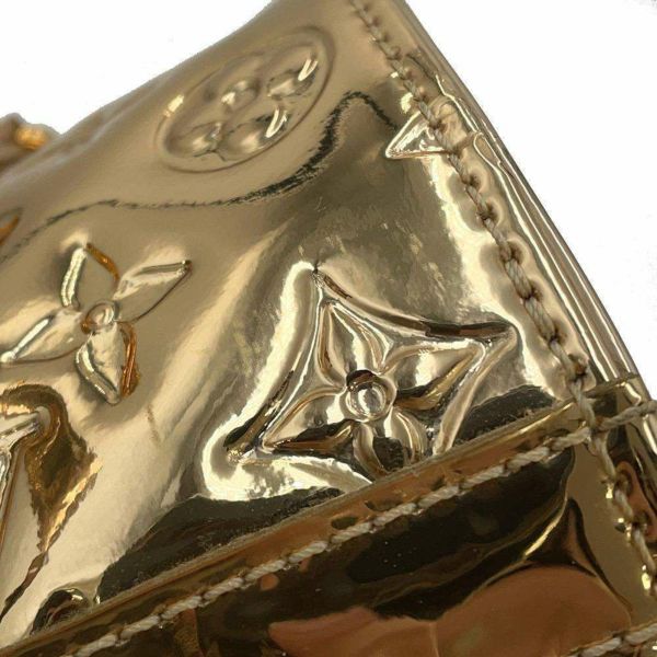 ルイヴィトン ハンドバッグ モノグラム・ミロワール パピヨン M95270 LOUIS VUITTON ゴールド