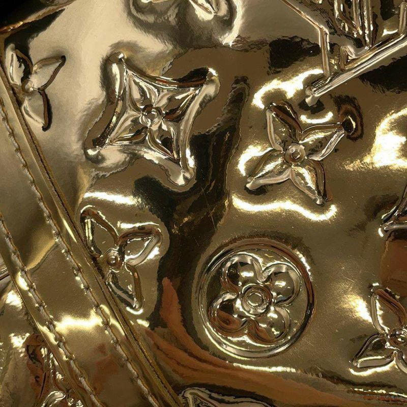 ルイヴィトン ハンドバッグ モノグラム・ミロワール パピヨン M95270 LOUIS VUITTON ゴールド