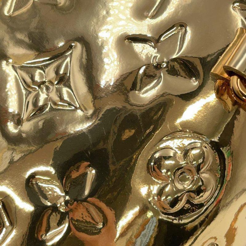 ルイヴィトン ハンドバッグ モノグラム・ミロワール パピヨン M95270 LOUIS VUITTON ゴールド