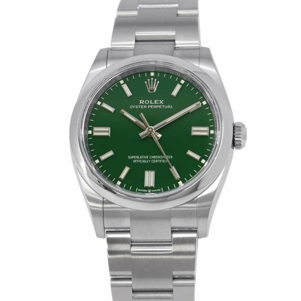 ロレックス オイスターパーペチュアル36 126000 ROLEX 腕時計 グリーン文字盤