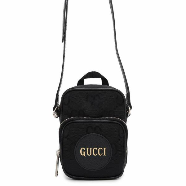 グッチ ショルダーバッグ オフ ザ グリッド ナイロン/レザー 643882 GUCCI メンズ 黒