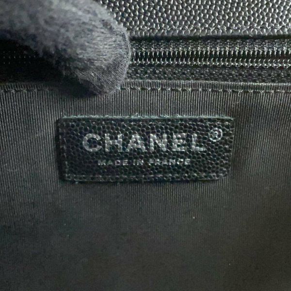 シャネル チェーンショルダーバッグ ボーイシャネル ラージ マトラッセ ココマーク A92193 CHANEL 黒