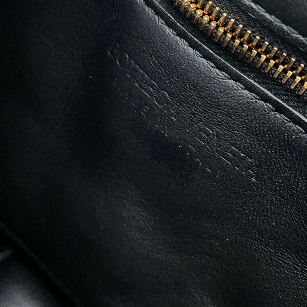 ボッテガヴェネタ ショルダーバッグ イントレチャート パデッド カセット ラムスキン 591970 BOTTEGA VENETA 黒