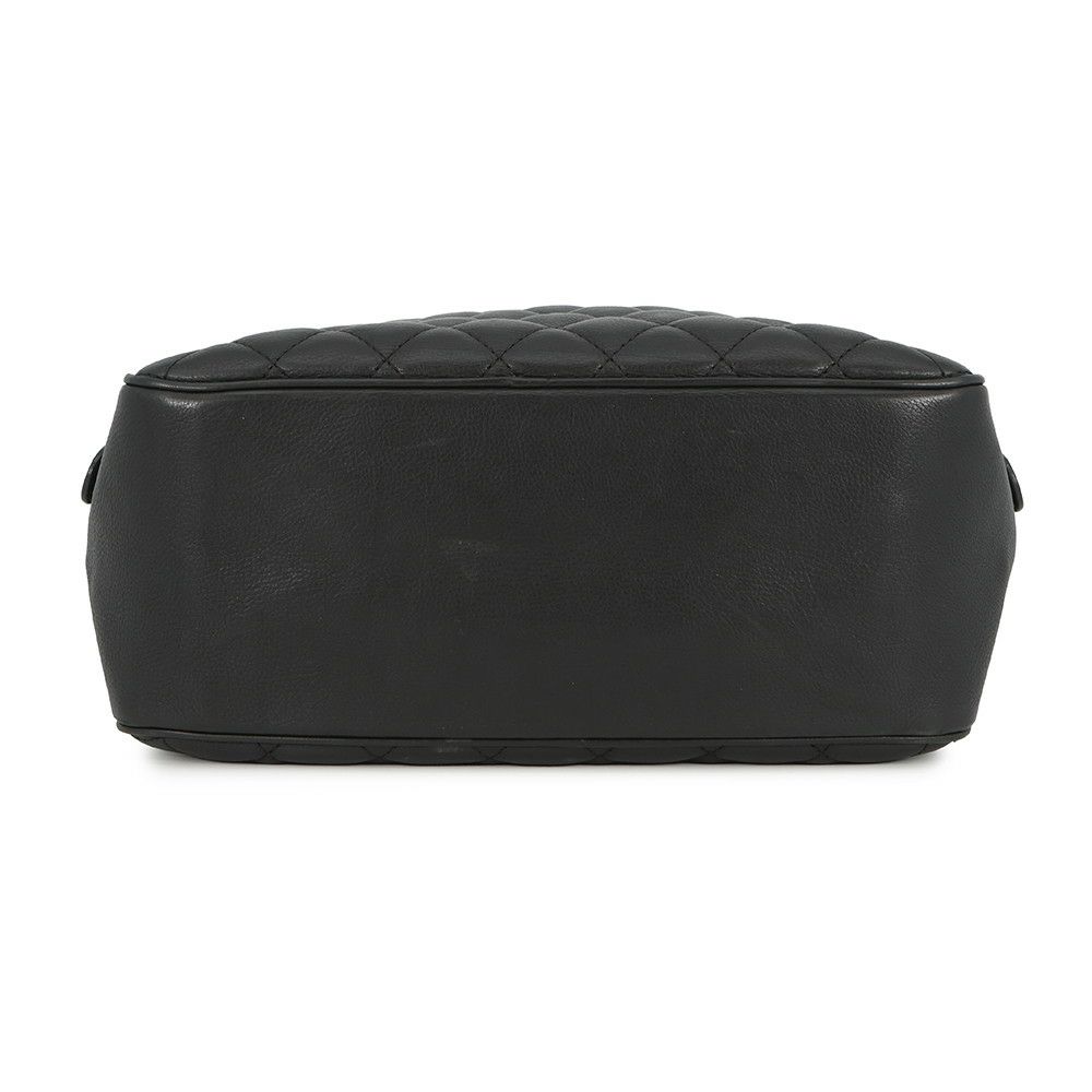 シャネル チェーンショルダーバッグ マトラッセ ココマーク バニティ ラムスキン  CHANEL 黒 2ｗay バッグ