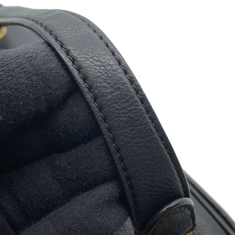 シャネル チェーンショルダーバッグ マトラッセ ココマーク バニティ ラムスキン  CHANEL 黒 2ｗay バッグ