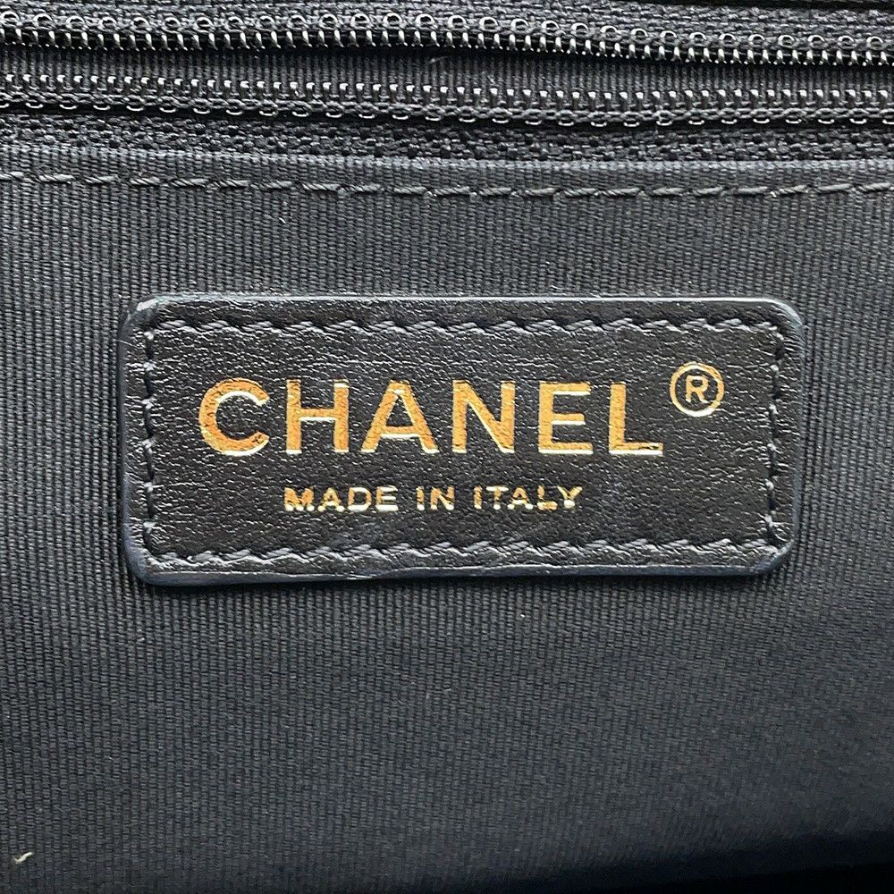 シャネル チェーンショルダーバッグ マトラッセ ココマーク バニティ ラムスキン  CHANEL 黒 2ｗay バッグ
