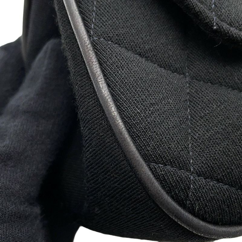 シャネル ハンドバッグ マトラッセ 2.55 コットン CHANEL 黒