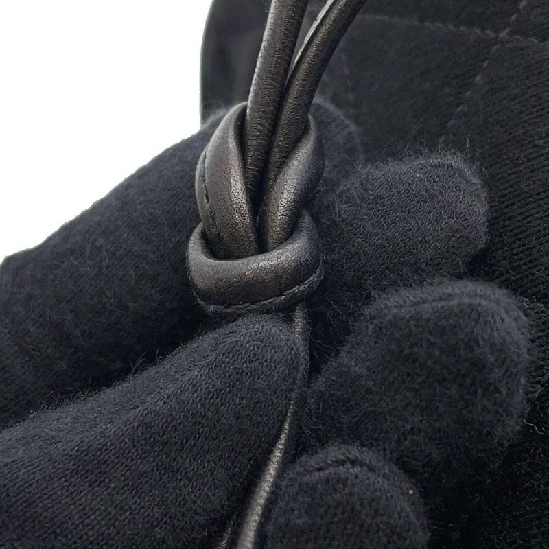 シャネル ハンドバッグ マトラッセ 2.55 コットン CHANEL 黒