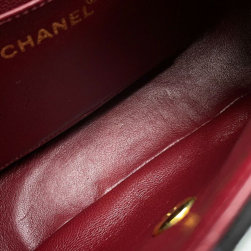 シャネル ハンドバッグ マトラッセ 2.55 コットン CHANEL 黒